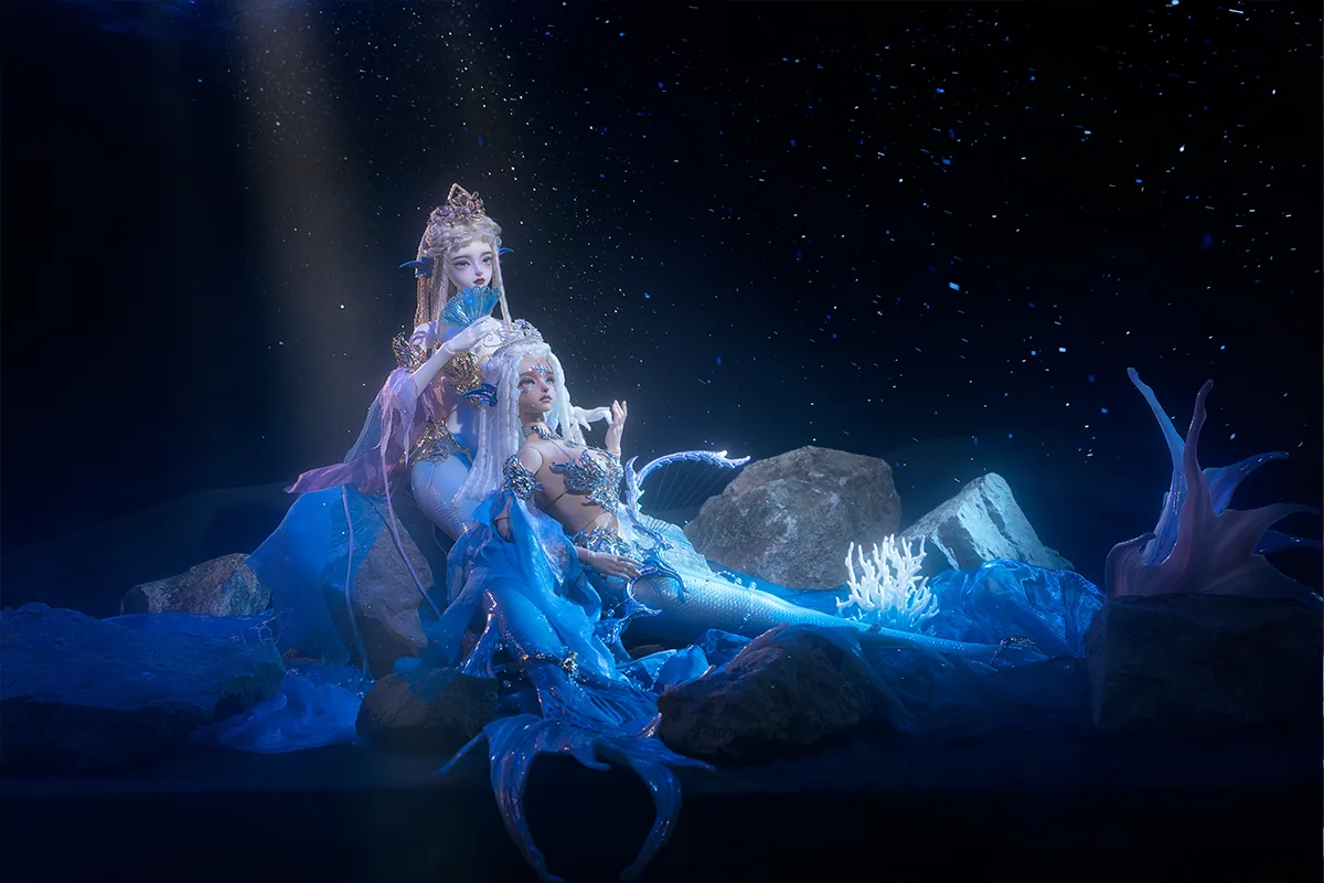 「Fatemoons」【FULL SET】Twilight (Mermaid ver) BJD Doll Only (70cm, 1/3) - Image 7