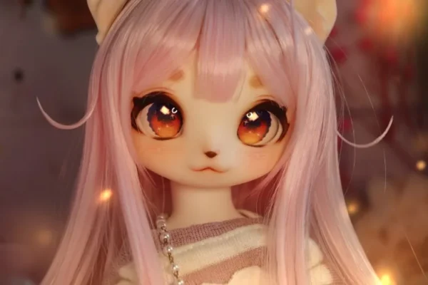 「FluffyPal」Mi Miao 1/6 or 1/5 BJD Head only - Image 2