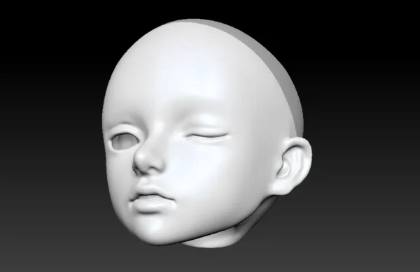 「GanGan」Lucifer (Wink ver) BJD Head Only (1/4) - Image 4