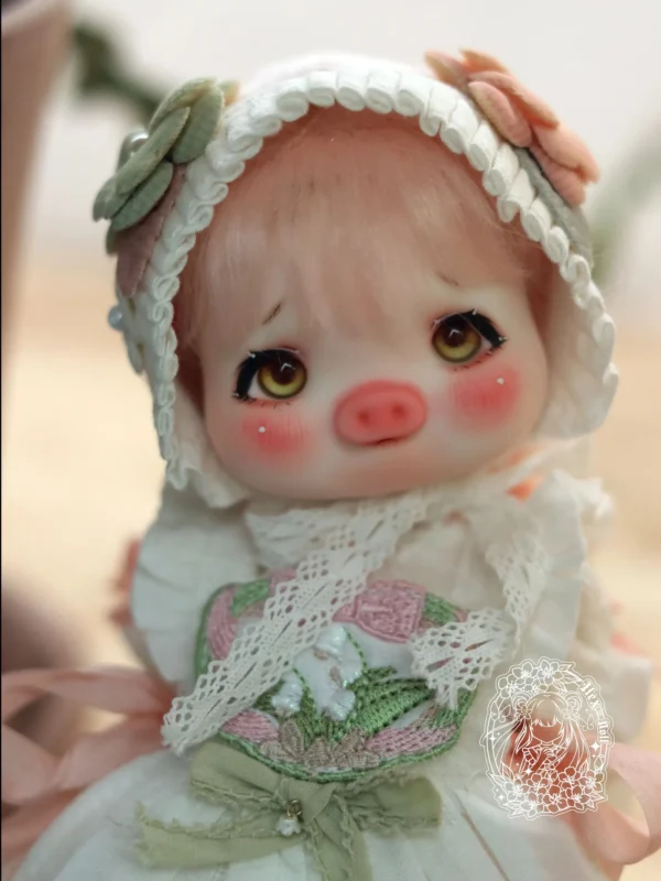 「Ilex Doll」Pearl Piggy BJD Doll Head Only (1/6)