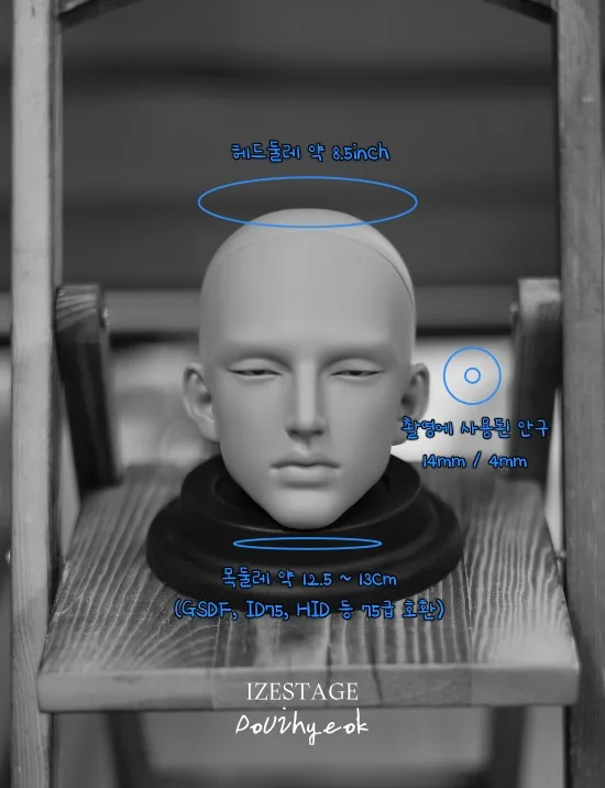 「IZE」Do Uihyeok (Normal ver) BJD Doll (Head/ Full Doll Only) (70cm) - Image 4