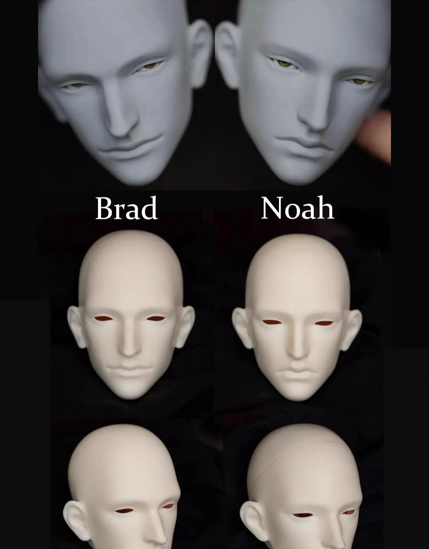 「JR」Brad SD17 75cm BJD Head/ Full Doll Only - Image 3