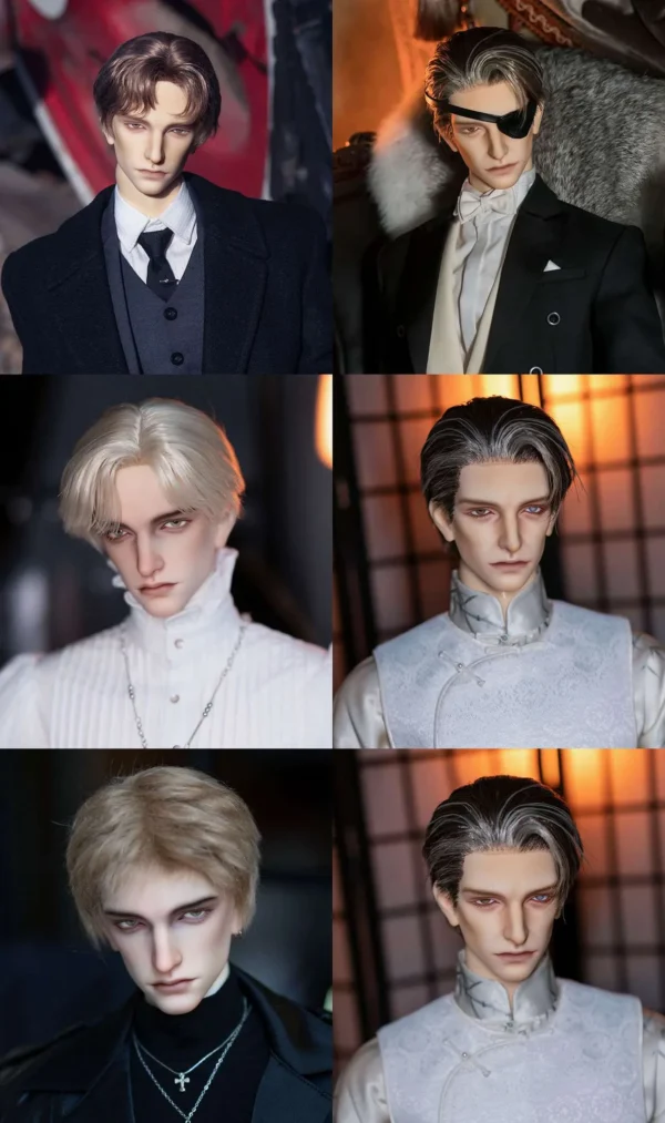 「JR」Vadim 1/3 BJD Doll Head Only - Image 2