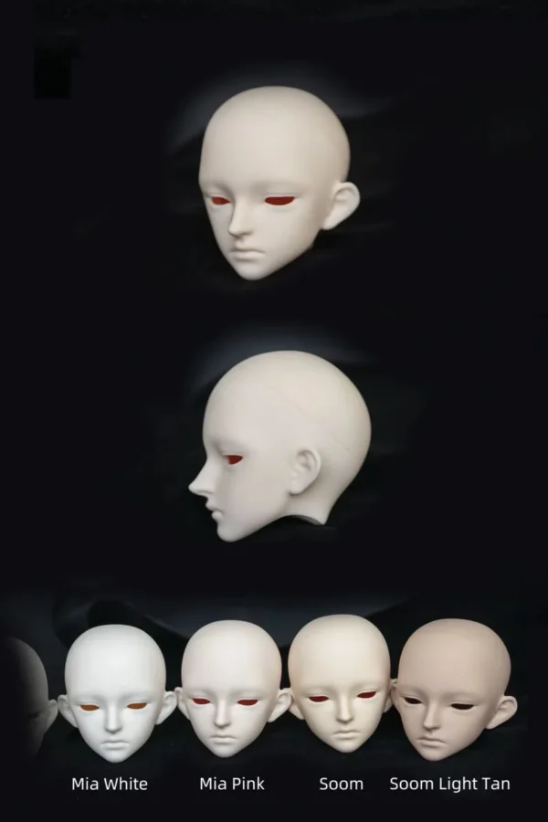 「JR」Yan 1/4 BJD Doll Head Only - Image 7