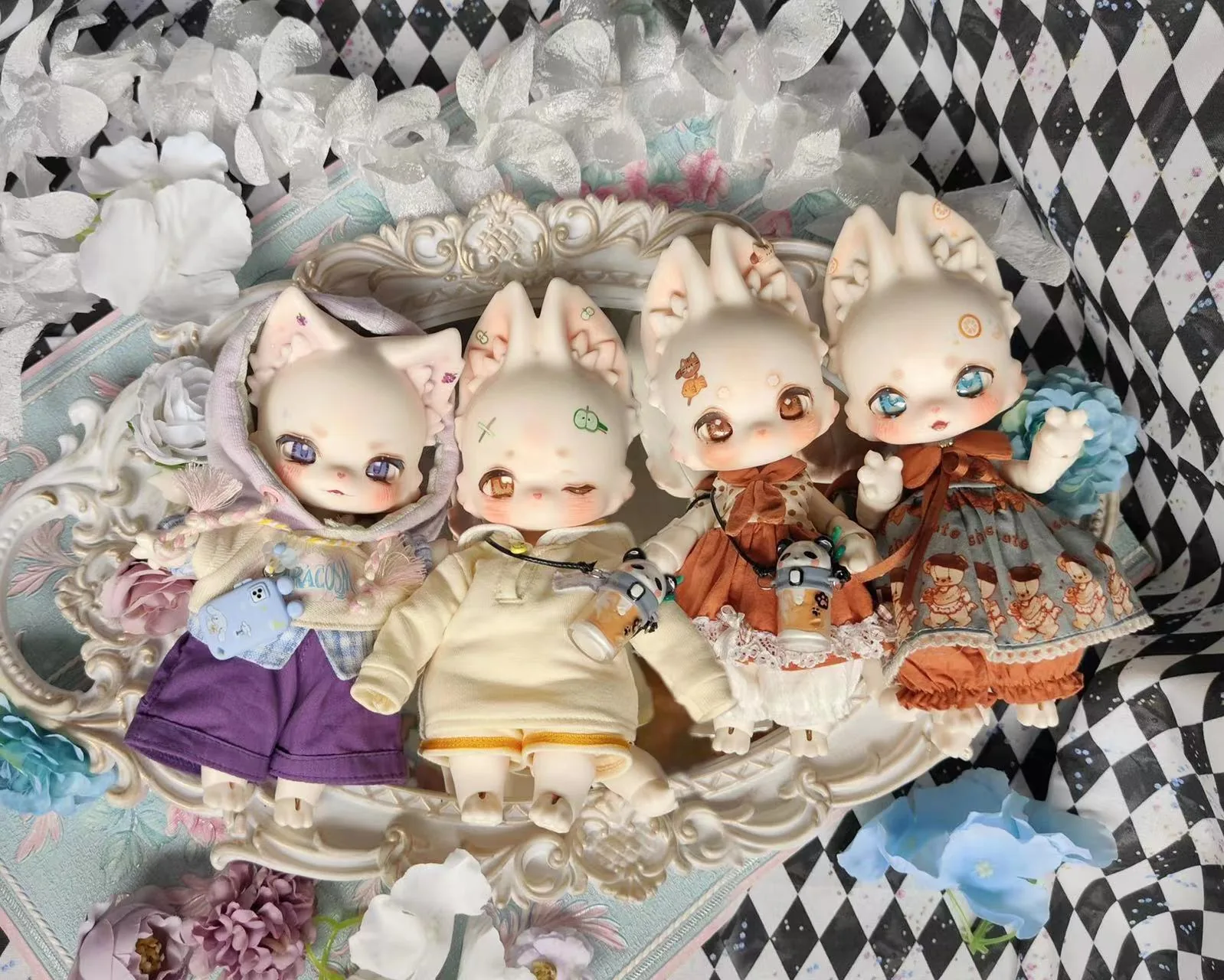 「Kaniboom」 Travel Kitty BJD Full Doll (1/8)