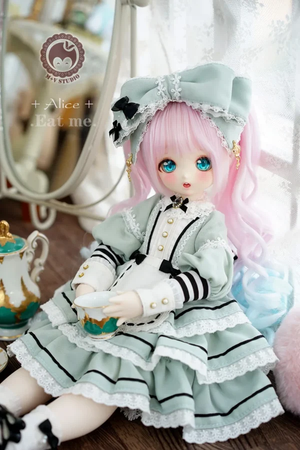 「M+V Studio」ALICE-Eat me. (MDD/MSD/Chubby) BJD Outfit Only