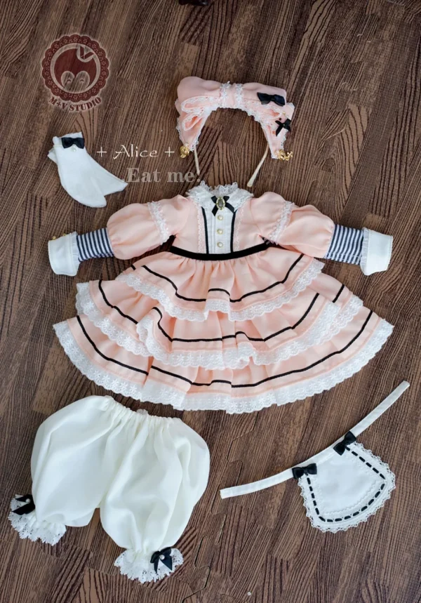 「M+V Studio」ALICE-Eat me. (MDD/MSD/Chubby) BJD Outfit Only - Image 11