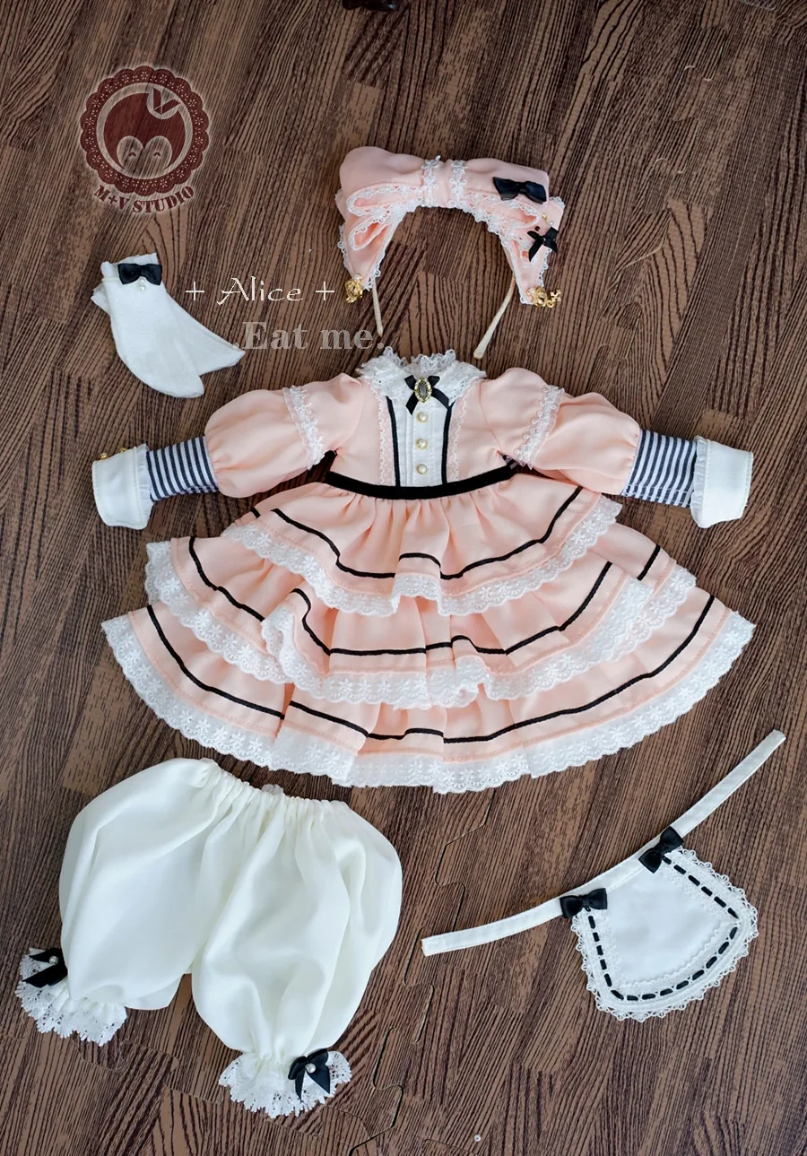 「M+V Studio」ALICE-Eat me. (MDD/MSD/Chubby) BJD Outfit Only - Image 11