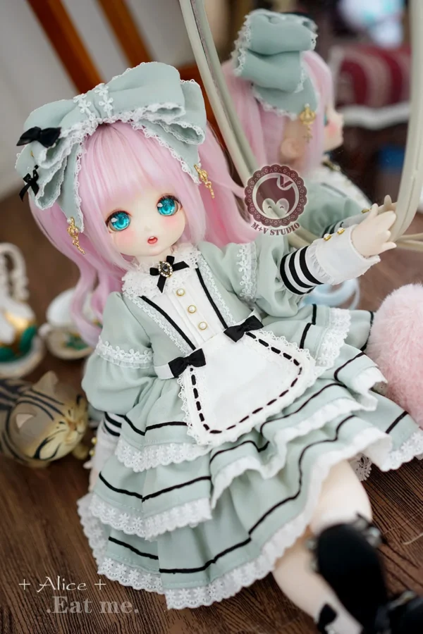 「M+V Studio」ALICE-Eat me. (MDD/MSD/Chubby) BJD Outfit Only - Image 2