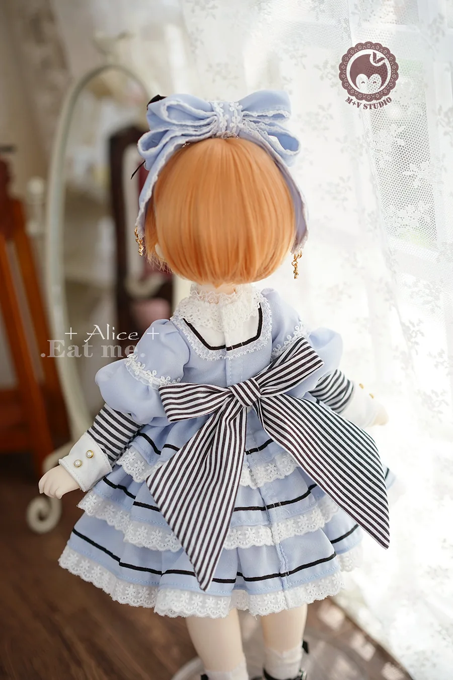 「M+V Studio」ALICE-Eat me. (MDD/MSD/Chubby) BJD Outfit Only - Image 5
