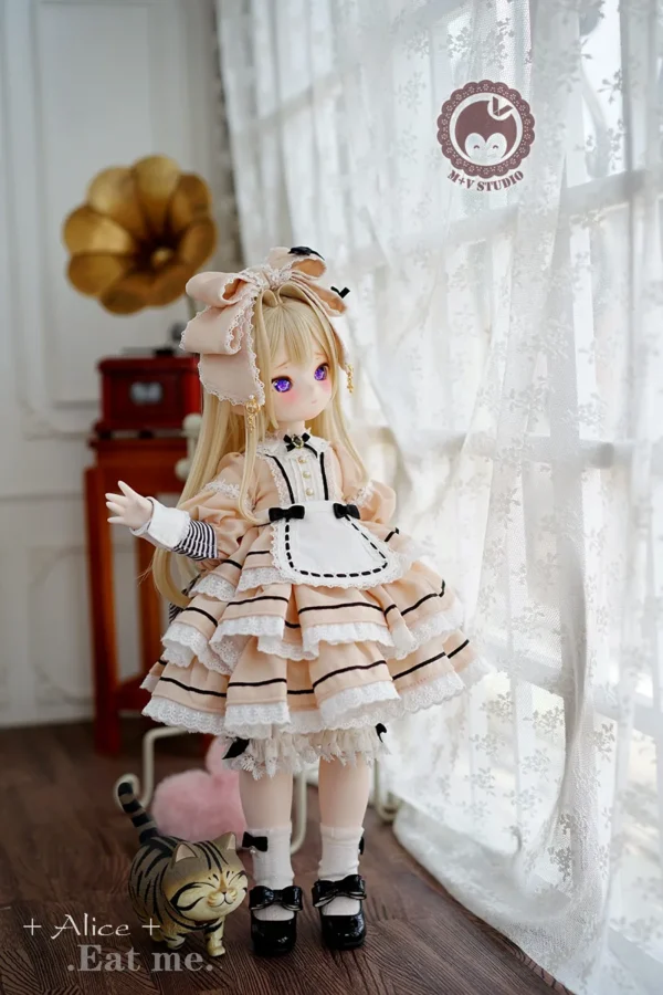 「M+V Studio」ALICE-Eat me. (MDD/MSD/Chubby) BJD Outfit Only - Image 6