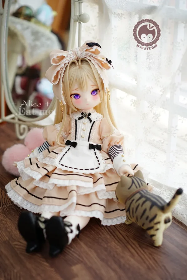 「M+V Studio」ALICE-Eat me. (MDD/MSD/Chubby) BJD Outfit Only - Image 7