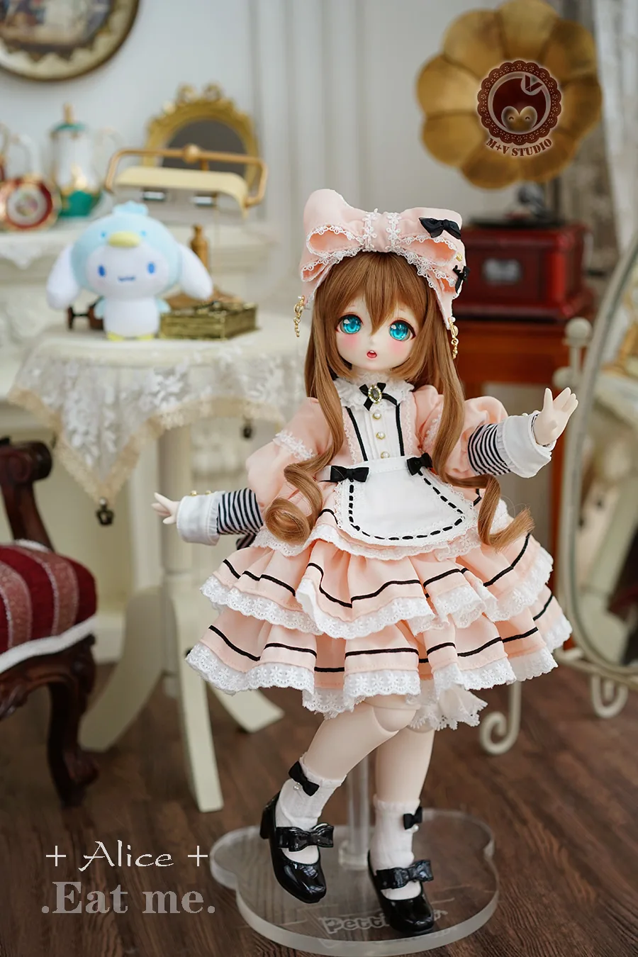 「M+V Studio」ALICE-Eat me. (MDD/MSD/Chubby) BJD Outfit Only - Image 8
