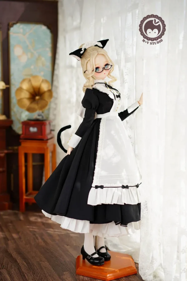 「M+V Studio」 Black Cat Maid (SD/DD/SDGR) BJD Outfit Only - Image 4