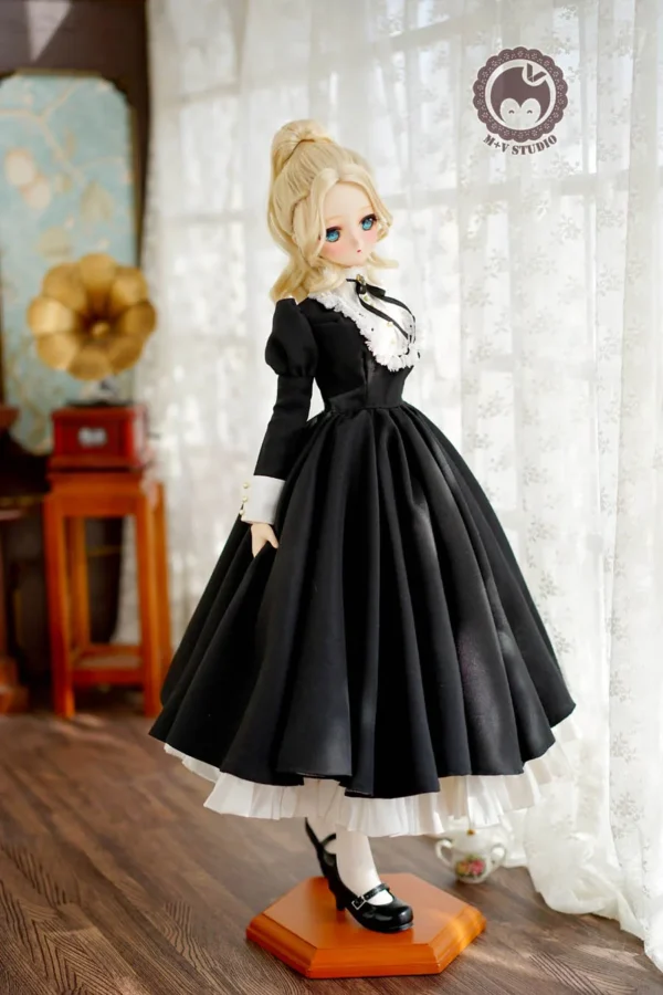 「M+V Studio」 Black Cat Maid (SD/DD/SDGR) BJD Outfit Only - Image 5