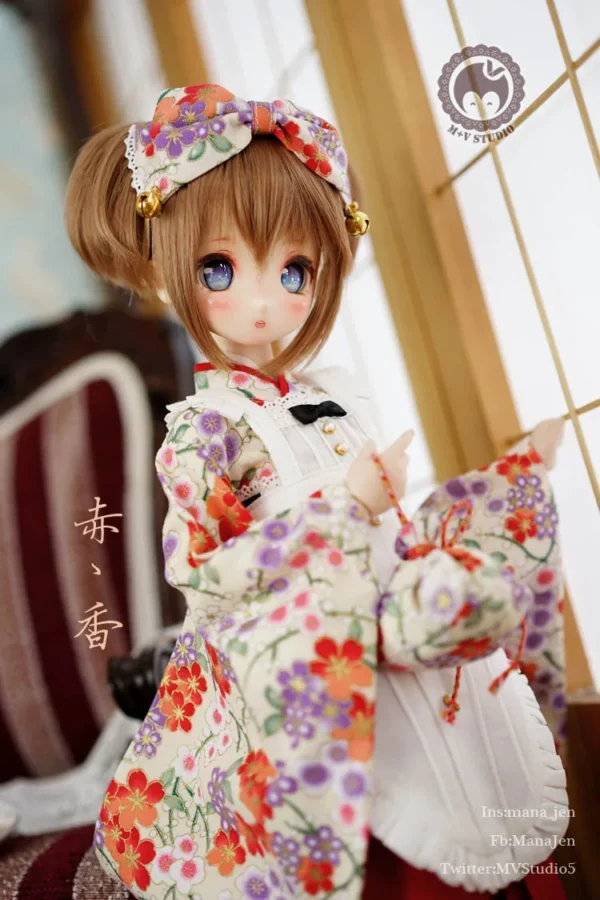 「M+V Studio」Red Incense (MDD/MSD/Chubby) BJD Outfit Only