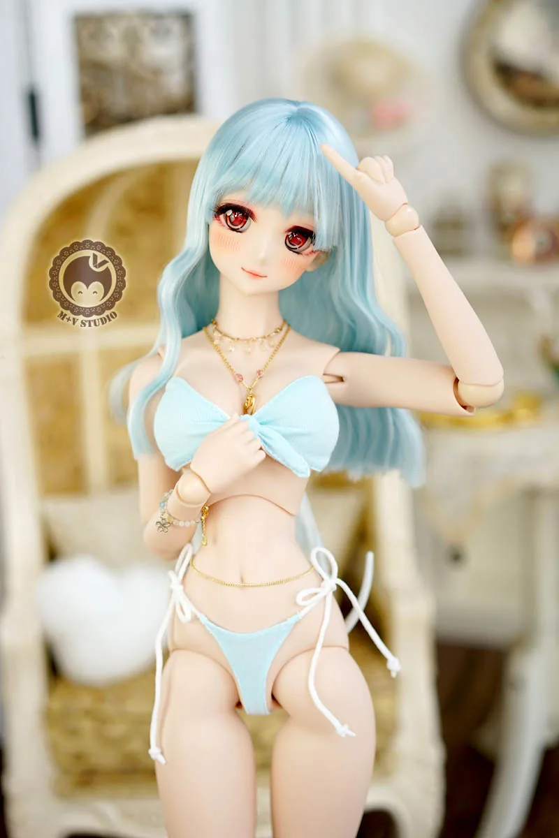 「M+V Studio」Ribbon Bikini (SD/DD/SDGR) BJD Outfit Only - Image 4
