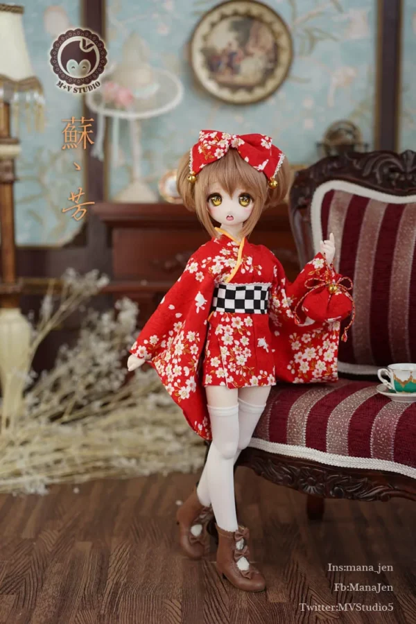 「M+V Studio」Suang (MDD/MSD/Chubby) BJD Outfit Only - Image 5