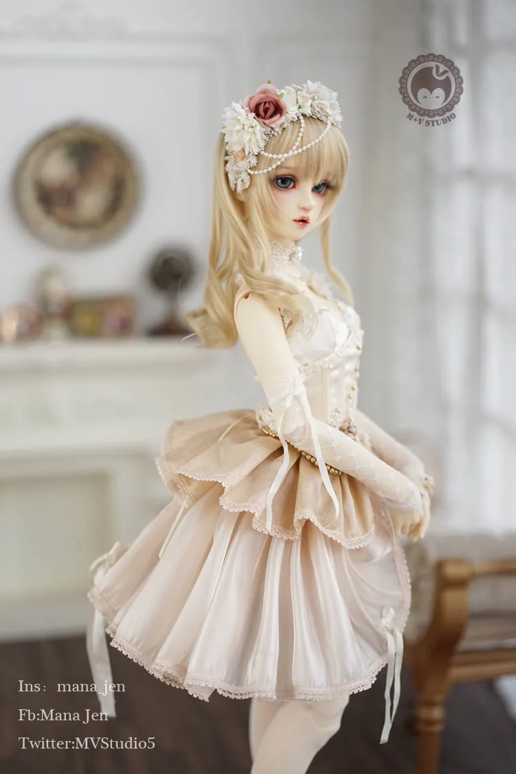 「M+V Studio」White Tea (SD/DD/SDGR) BJD Outfit Only - Image 11