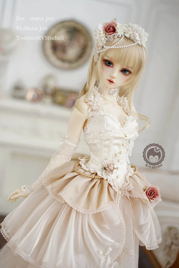 「M+V Studio」White Tea (SD/DD/SDGR) BJD Outfit Only - Image 6