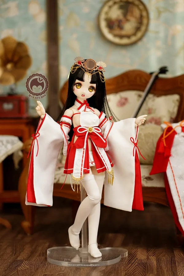 「M+V Studio」Yukigetsuhime (MDD/MSD/Chubby) BJD Outfit Only - Image 3