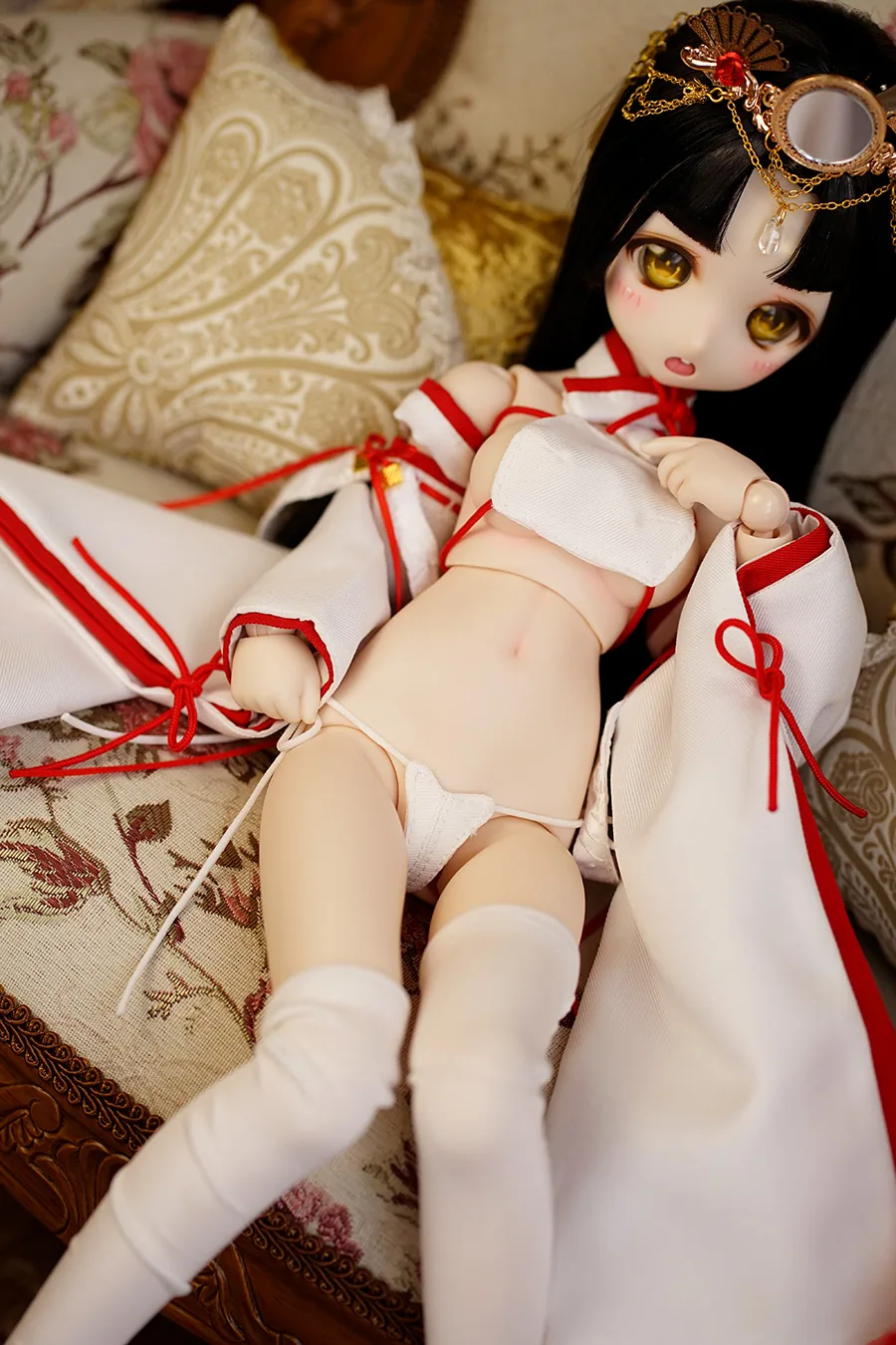 「M+V Studio」Yukigetsuhime (MDD/MSD/Chubby) BJD Outfit Only - Image 6