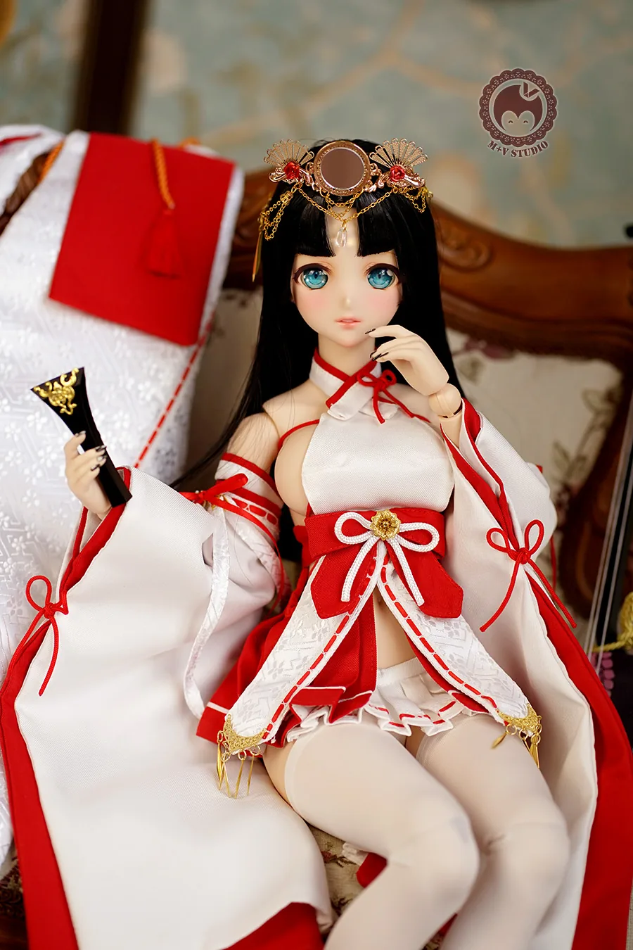 「M+V Studio」Yukigetsuhime (SD/DD/SDGR) BJD Outfit Only - Image 5
