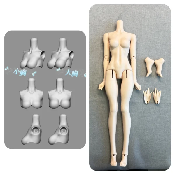 「Menglong」Yueyue 1/3 BJD Doll Body Only - Image 2