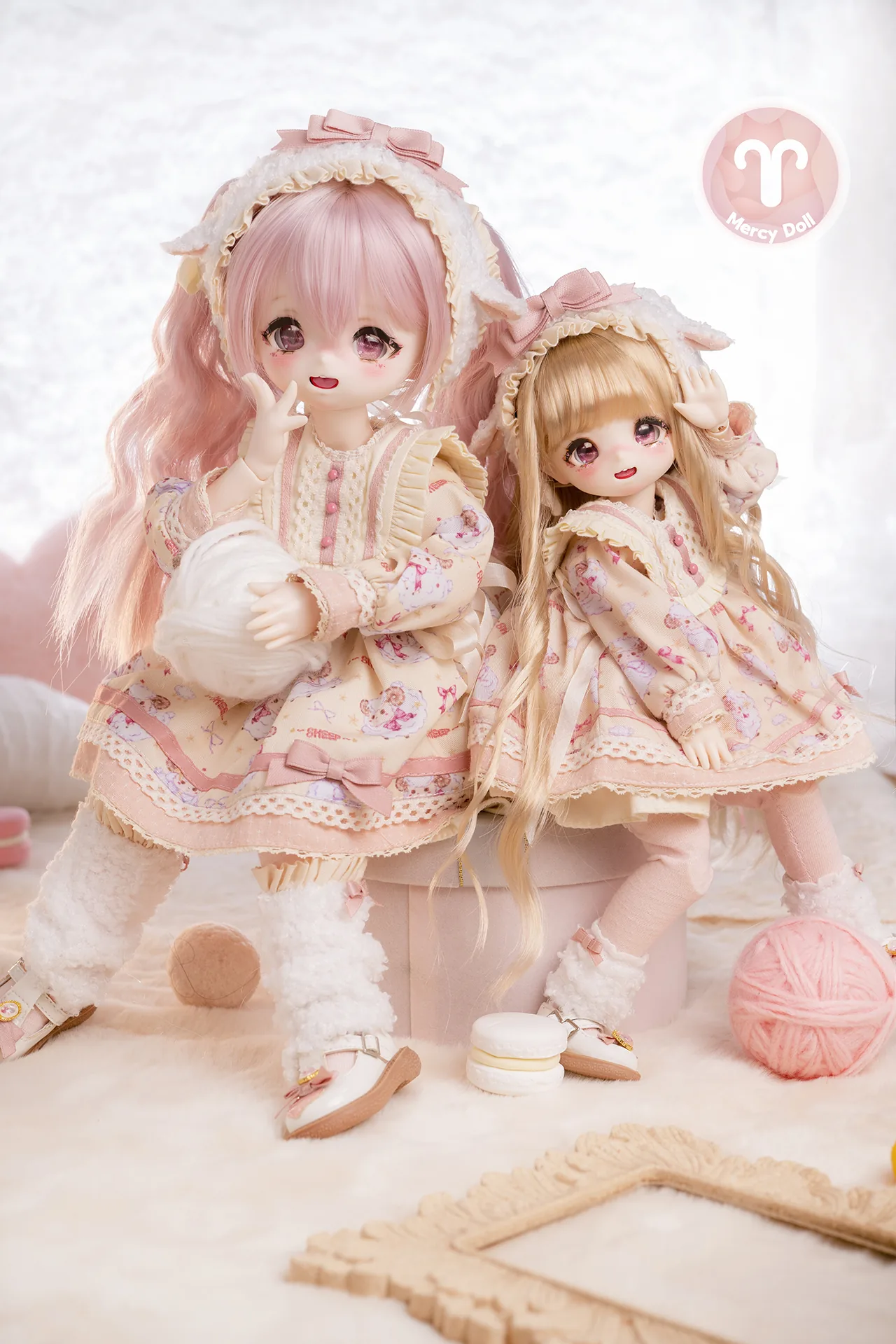 「MercyDoll」Aries BJD Doll/ Head Only (1/4) - Image 5