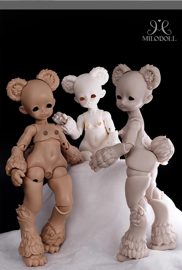 「MiloDoll」Chubby 1/6 Bear BJD Doll Body Only