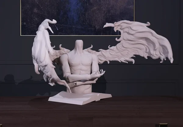 「MochuDoll」Sariel Bust Stand (SD+) - Image 11
