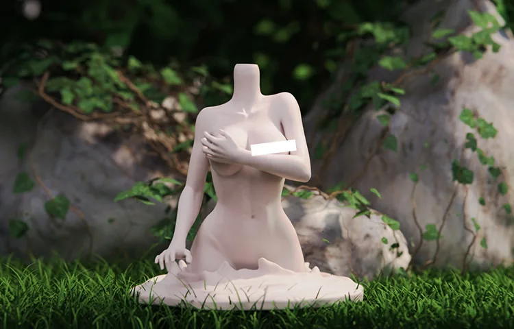 「MochuDoll」Water Bust Stand (MSD/SD) - Image 2