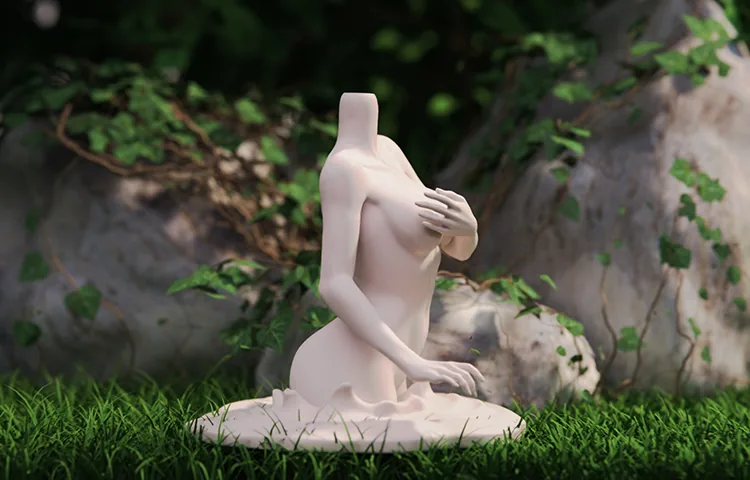 「MochuDoll」Water Bust Stand (MSD/SD) - Image 4