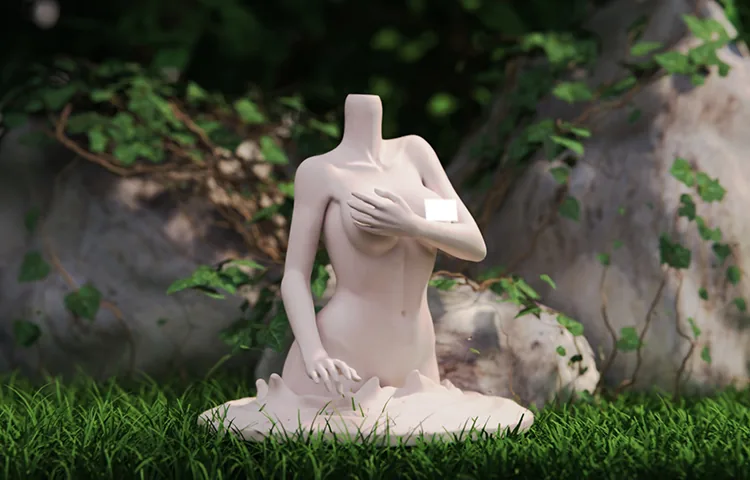 「MochuDoll」Water Bust Stand (MSD/SD) - Image 5