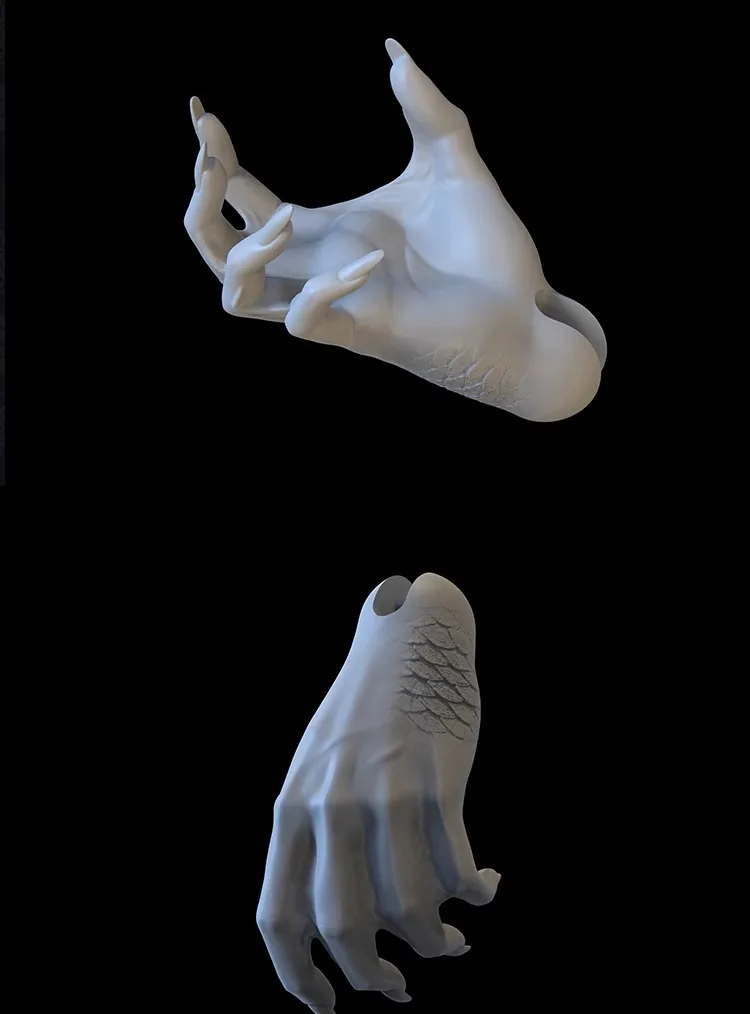 「Moonlit Wonder」Akheilos2.0 BJD Mermaid Hands Only (1/3 and above) - Image 6