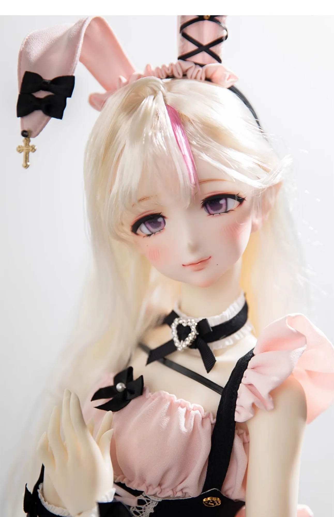 「Neko」Callia BJD Doll Head only ELF VER (1/4 l Chubby)