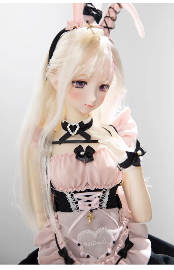 「Neko」Callia BJD Doll Head only ELF VER (1/4 l Chubby) - Image 11