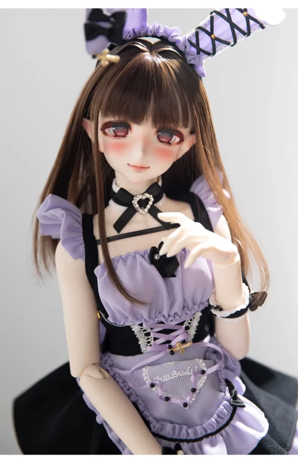 「Neko」Callia BJD Doll Head only ELF VER (1/4 l Chubby) - Image 5