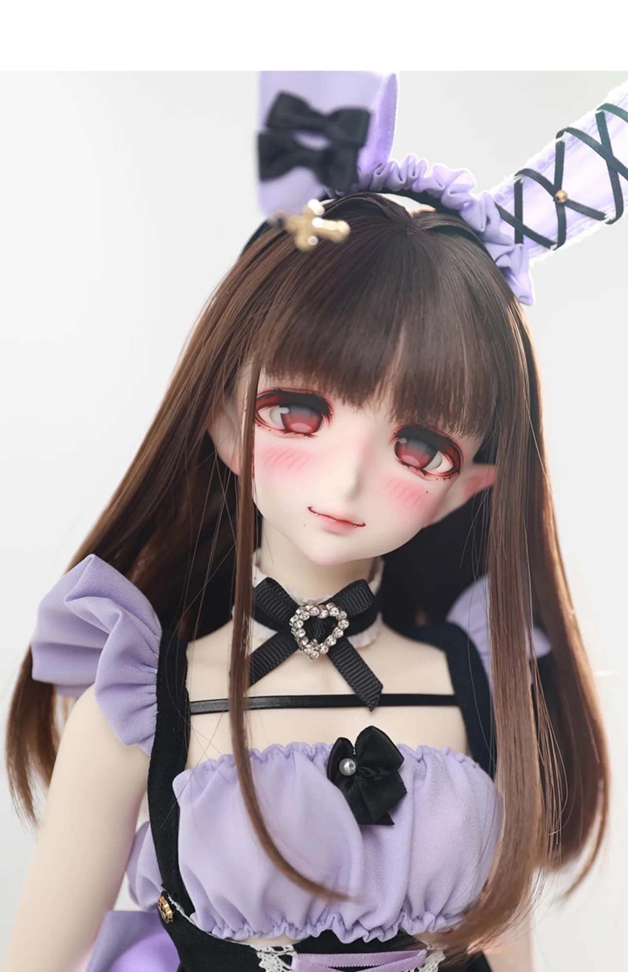 「Neko」Callia BJD Doll Head only ELF VER (1/4 l Chubby) - Image 7