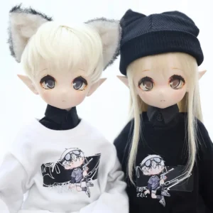 「Neko」DogEgg BJD Doll Head only ELF VER (1/4 l Chubby)