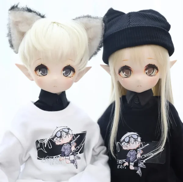 「Neko」DogEgg BJD Doll Head only ELF VER (1/4 l Chubby)