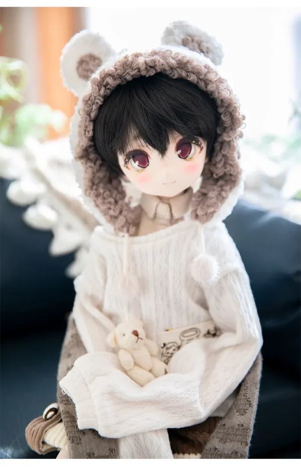 「Neko」DogEgg BJD Doll Head only ELF VER (1/4 l Chubby) - Image 3