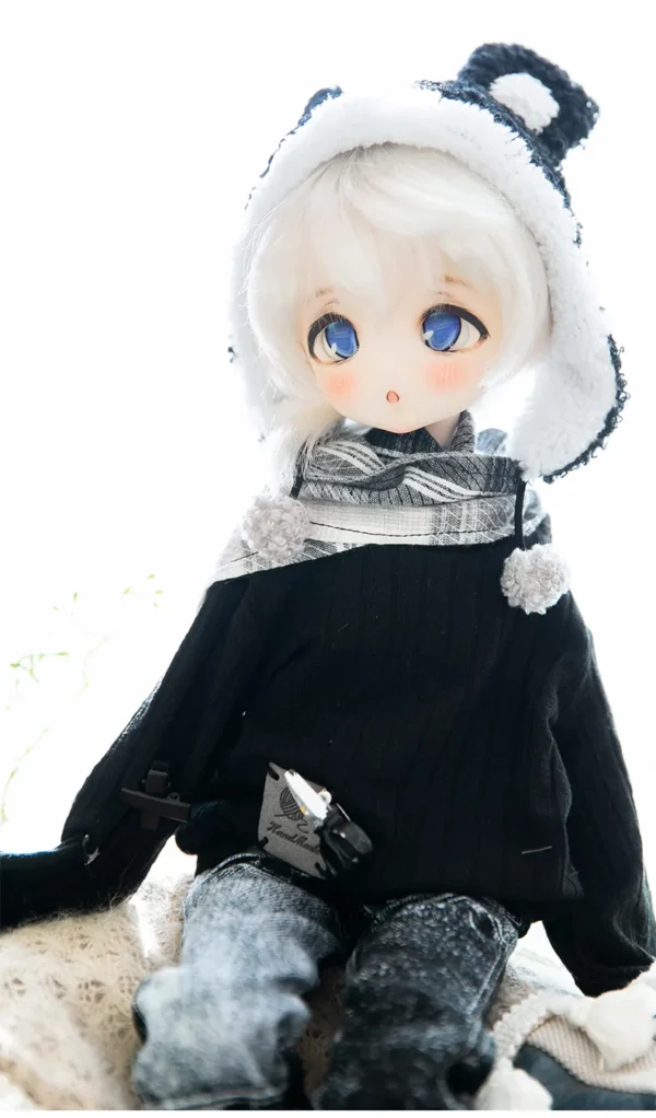「Neko」DogEgg BJD Doll Head only ELF VER (1/4 l Chubby) - Image 6