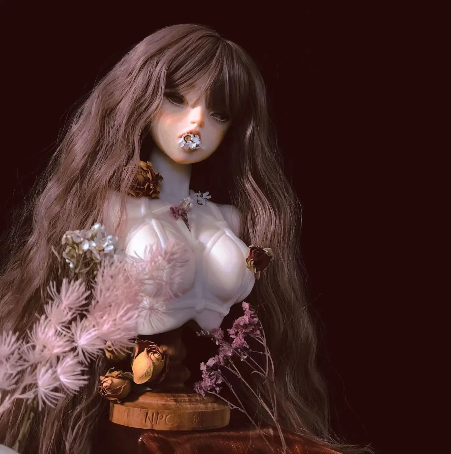 「NPC Doll」Bust Stand #Tied (SD, 1/3)