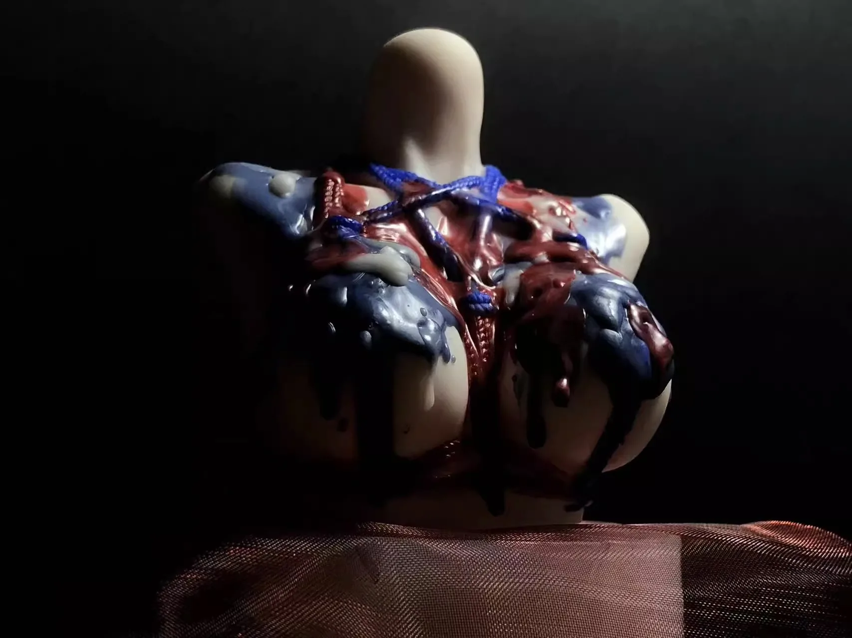 「NPC Doll」Bust Stand #Tied (SD, 1/3) - Image 2