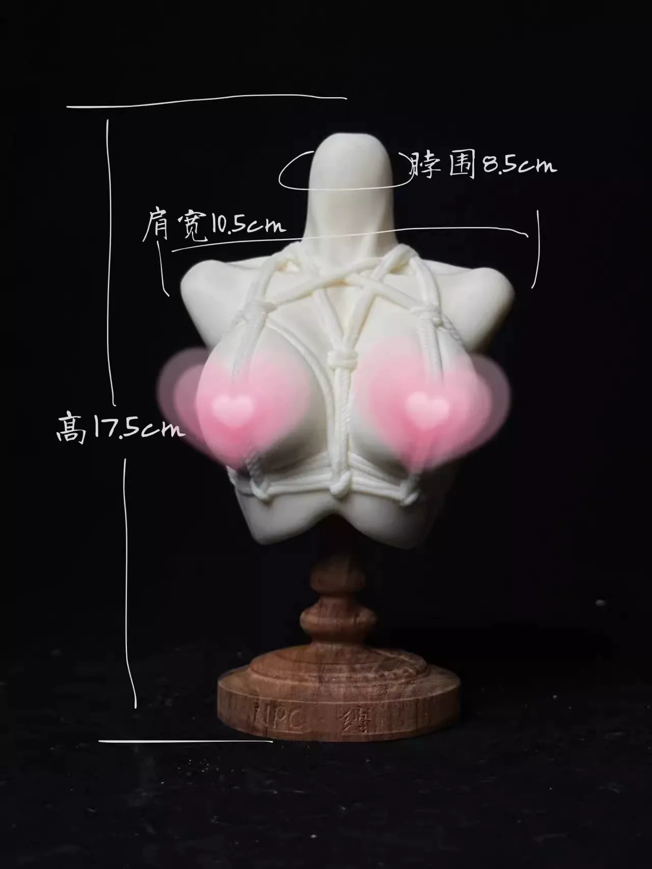 「NPC Doll」Bust Stand #Tied (SD, 1/3) - Image 7