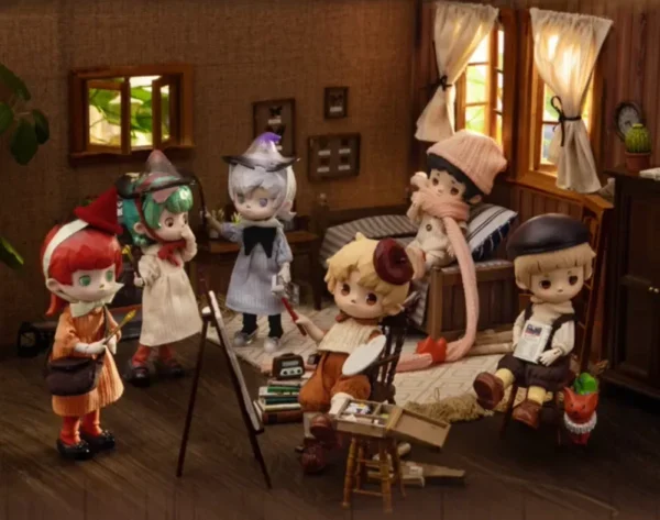 「Penny's Box」Little Painter And Little Witch Action Figure BJD Blind Box