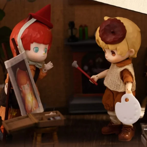 「Penny's Box」Little Painter And Little Witch Action Figure BJD Blind Box - Image 4