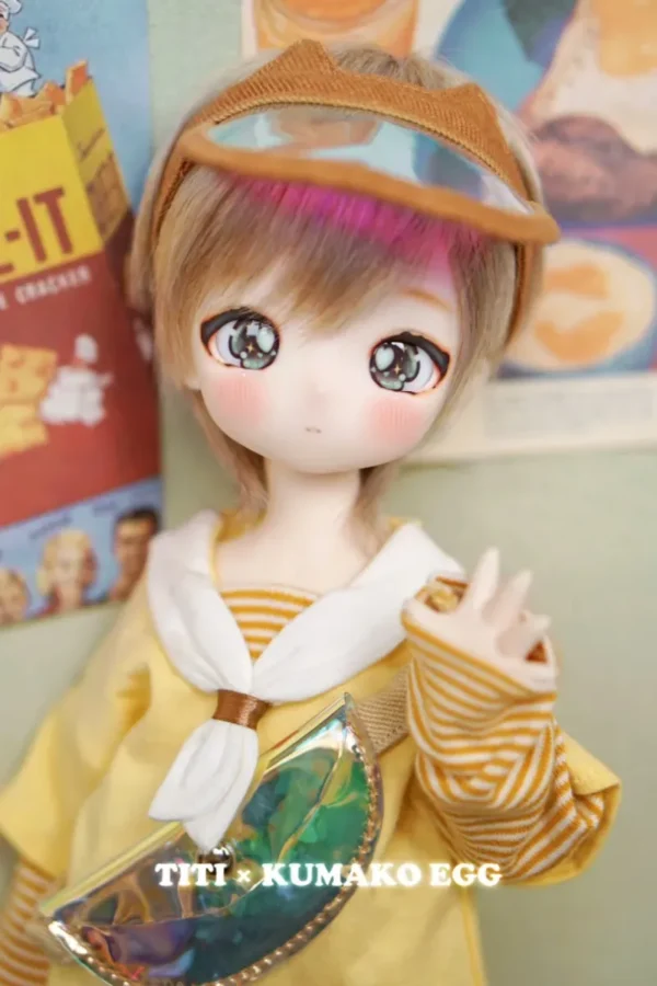 「PuyooDoll」KUMAKO EGG-03 1/4 BJD Doll Head Only - Image 2