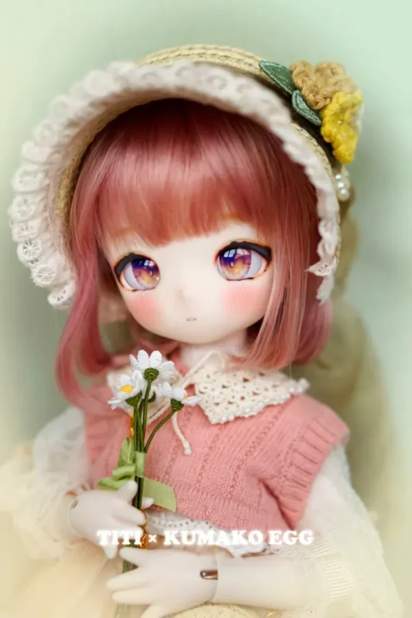 「PuyooDoll」KUMAKO EGG-03 1/4 BJD Doll Head Only - Image 3